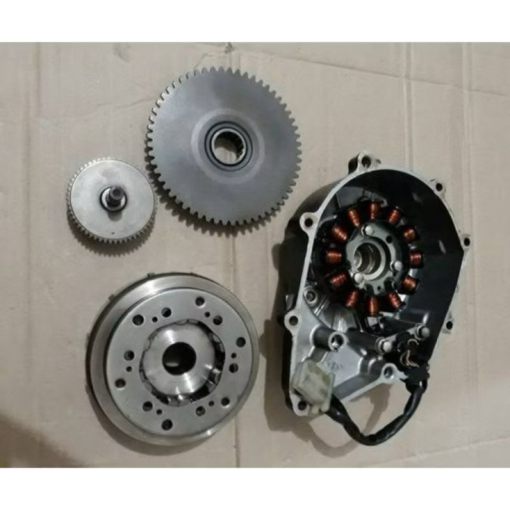 Pengapian kelistrikan spull spul bak blok block kiri magnet magnit oneway one way new supra x 125 fi