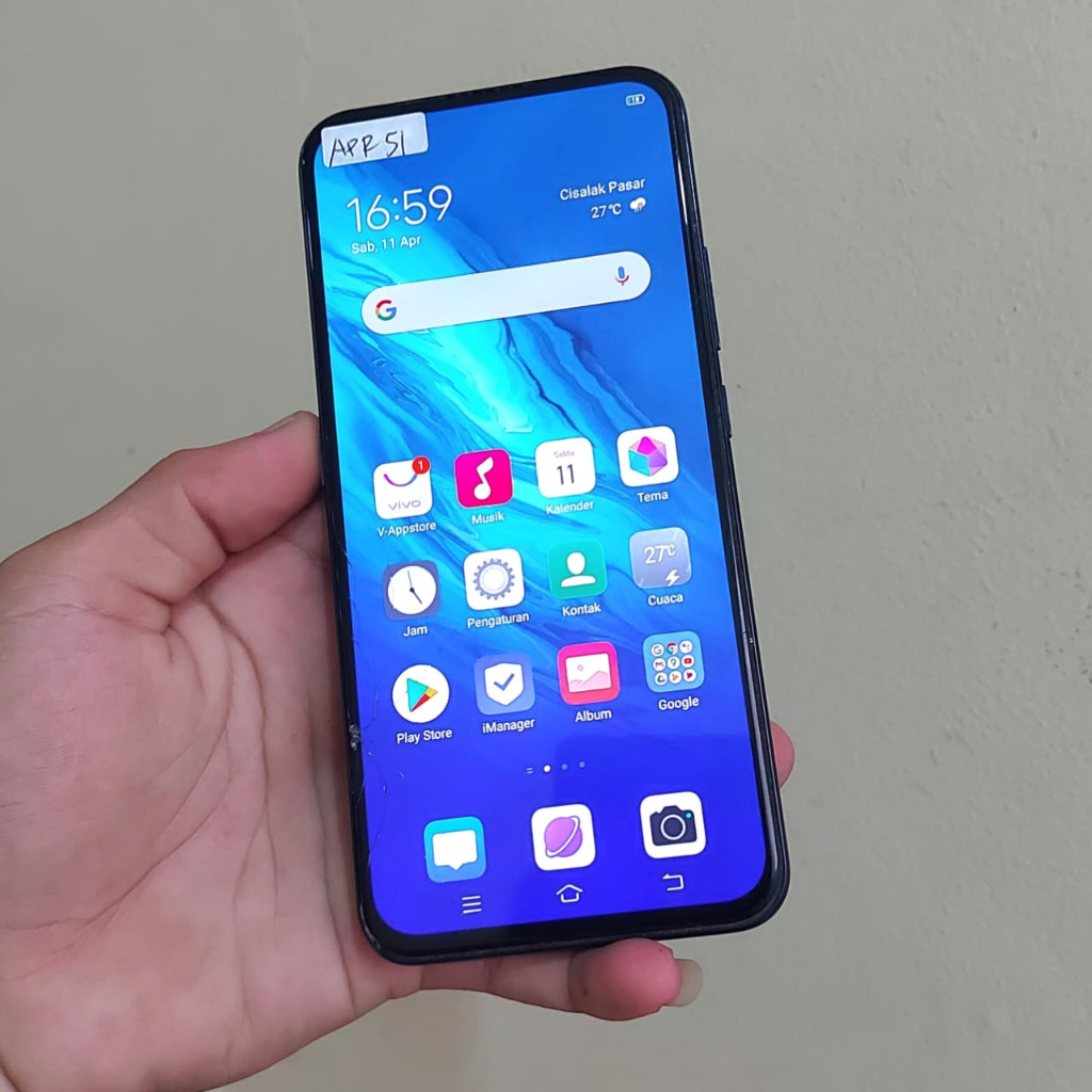 Vivo V17 Pro RAM 8GB Internal 128GB NFC Ex Resmi
