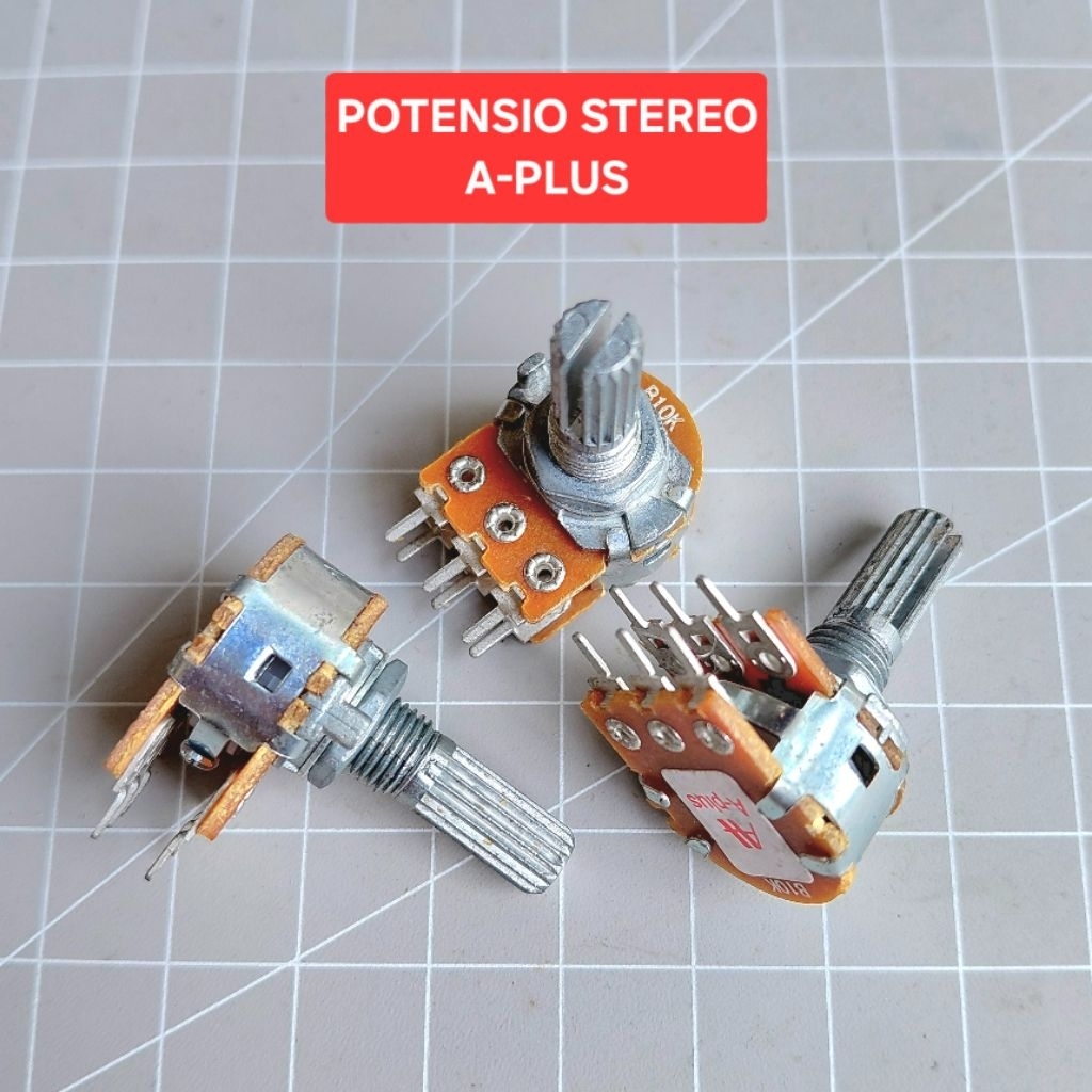 Potensio Stereo B10K B20K B50K B100K Aplus