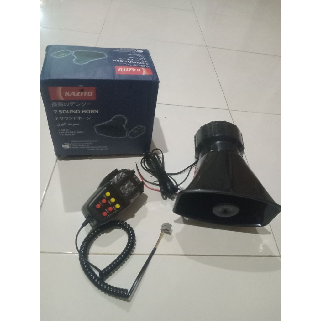 Toa Speaker Megaphone 7 Tone Sirene Toa