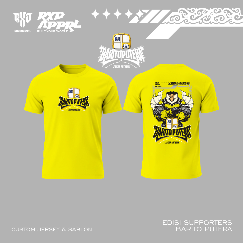 Kaos Supporter Barito Putera || Kaos Barito Putera