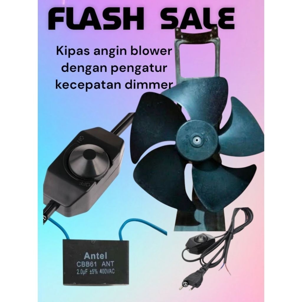 Kipas Angin Blower Ac / Kipas Outdoor AC 1PK - 2PK FREE KABEL COLOKAN (TANPA DUS)