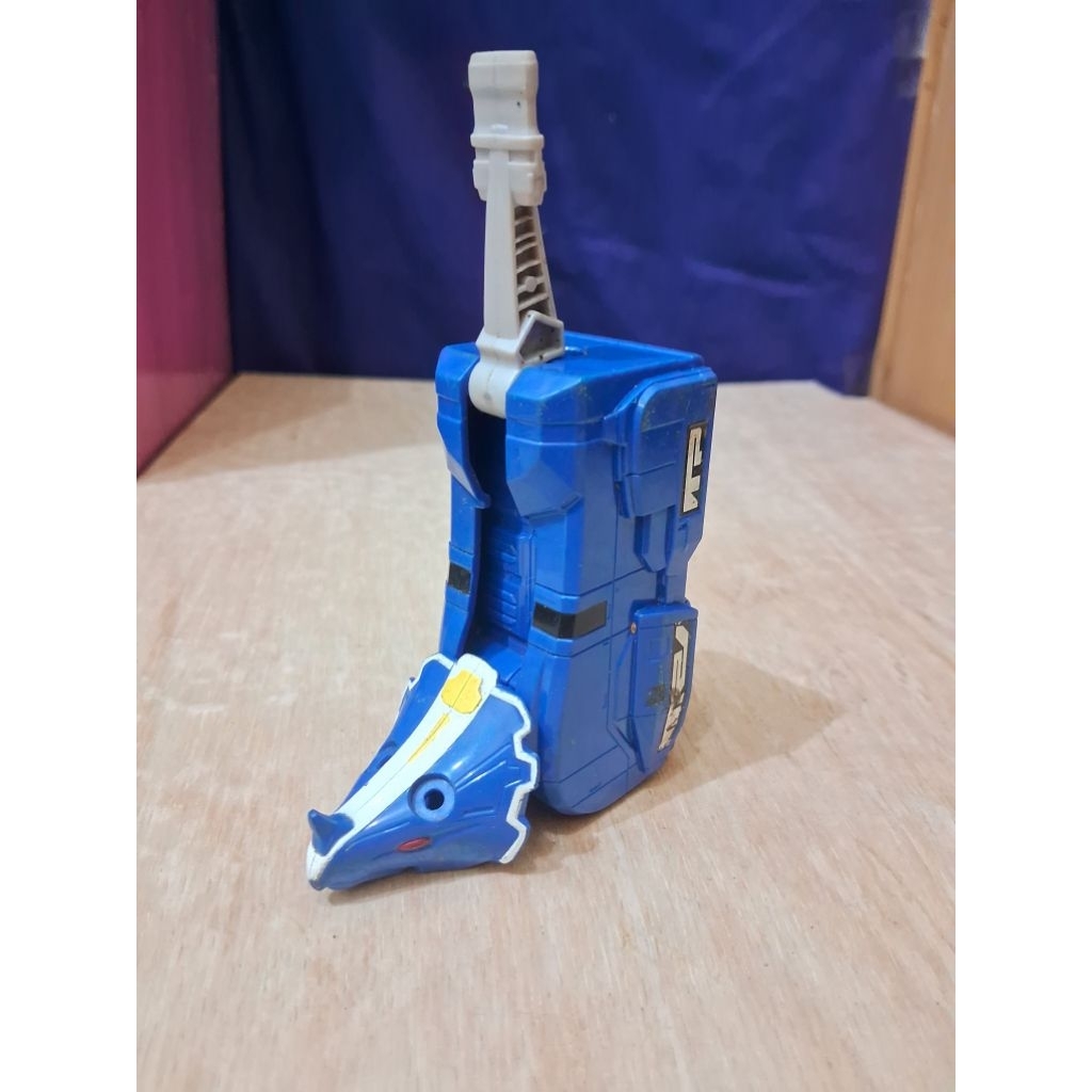 Mainan Jadul Power Rangers Mighty Morphin Triceratops Zord Megazord Blue Part Kaki Zord DX
