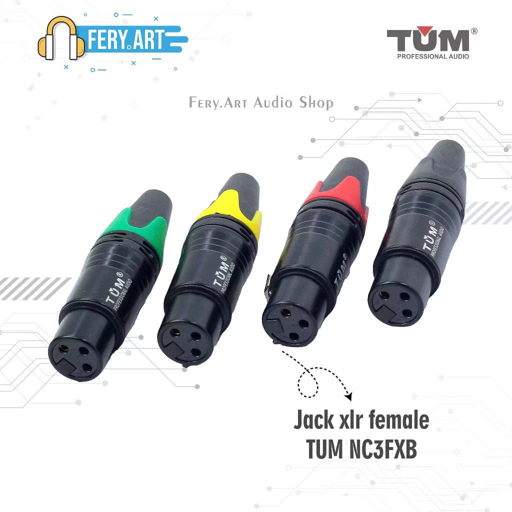 jack XLR female TUM Kualitas sangat Baik