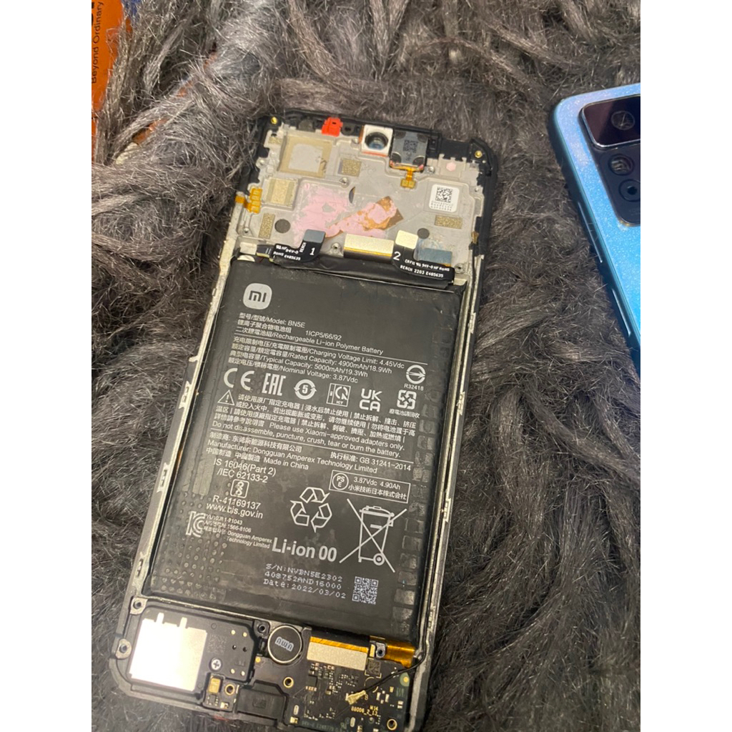Batrai Original Redmi note 11pro 4g(BN5E) Original copotan