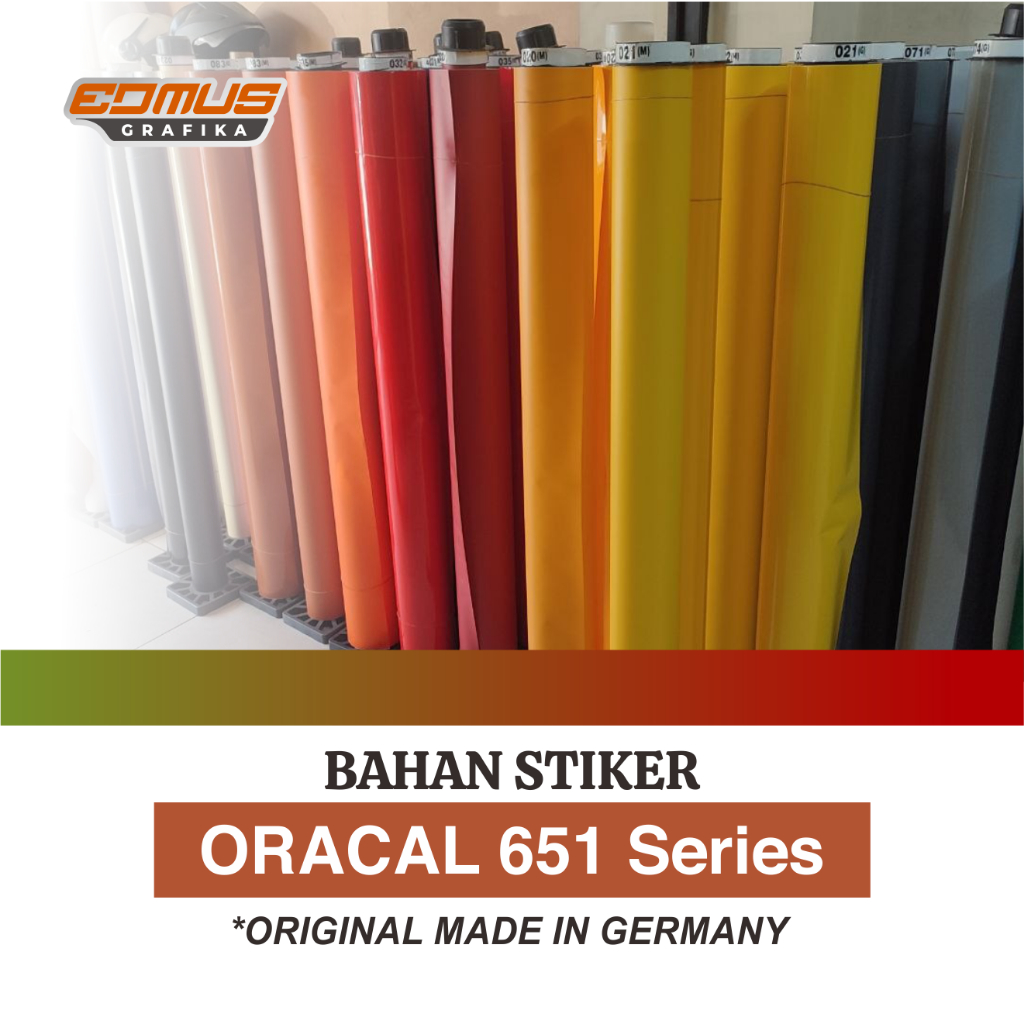 Oracal Stiker 651 - Skotlet Warna Glossy Doff