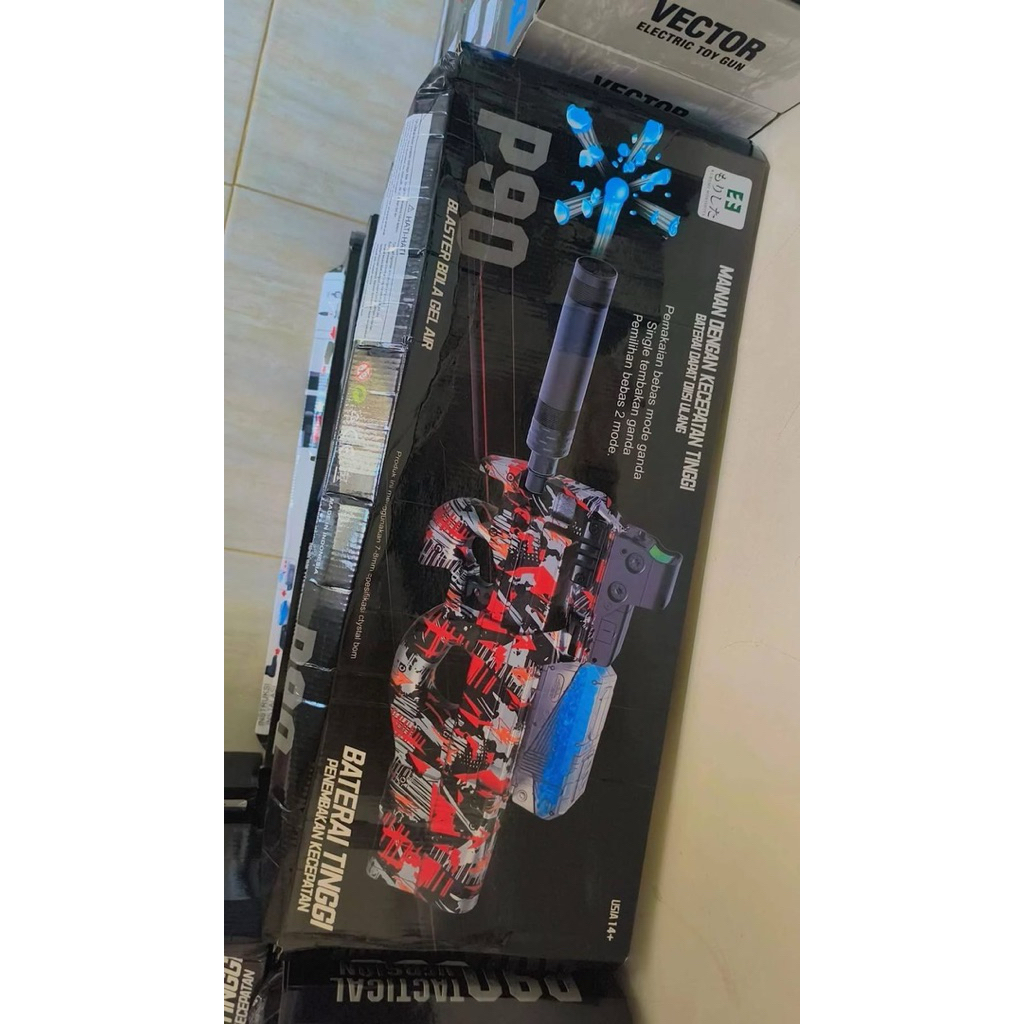 P90 Besar Blaster Bola Air Gel ji