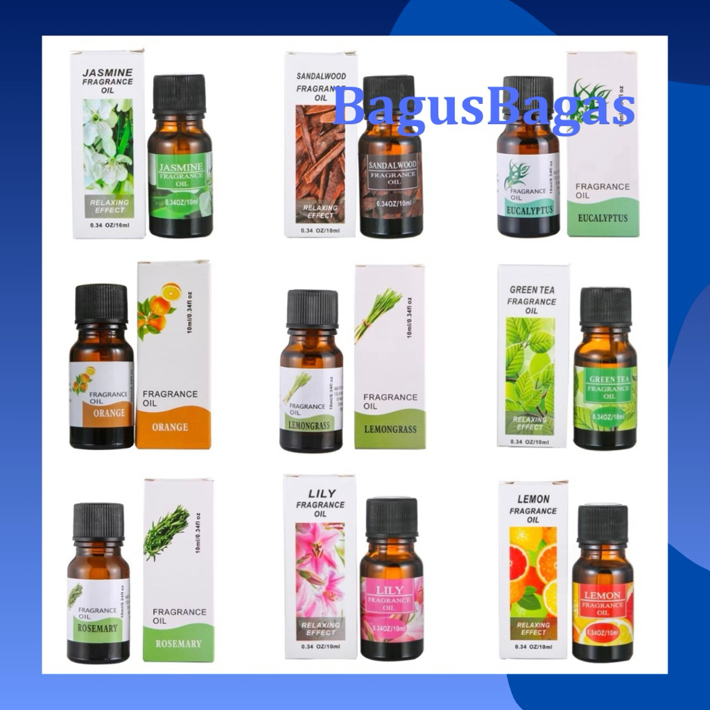 10mL Minyak Aromaterapi Aroma Therapy Oil Humidifier Batuk Pilek Relaksasi Terapi Wangi Ruangan