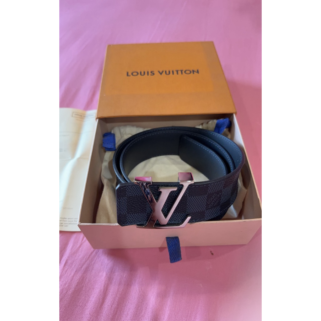 PRELOVED LV BELT SIZE 85 AUTHENTIC