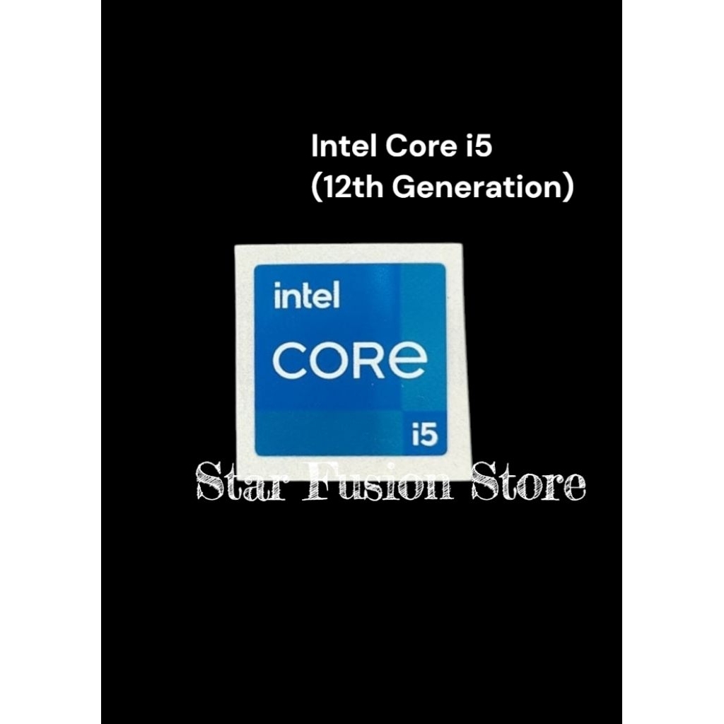 Sticker Intel Core i5 Generasi 12