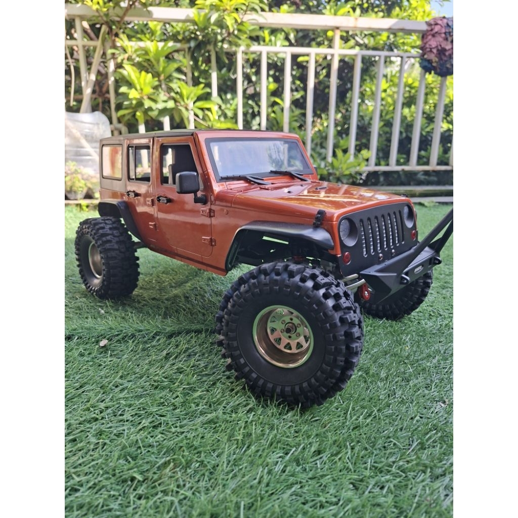 KIT BANDITO Jeep JK Rubicon Full Kabin Gardan Portal F9 Rc Adventure SCX10II Skala 1/10 VS AXIAL RGT