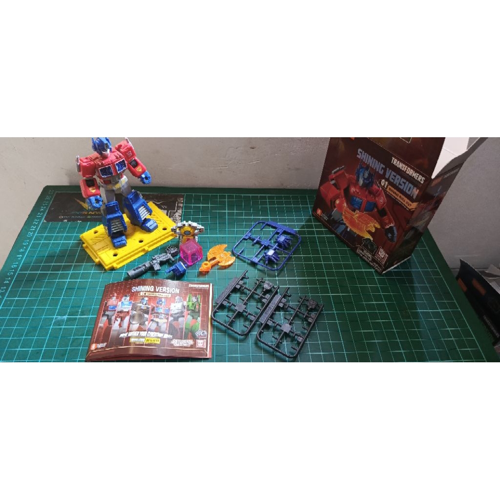 [SECOND] Blokees Shining Version Transformers Volume 1 Optimus Prime, Mainan Koleksi