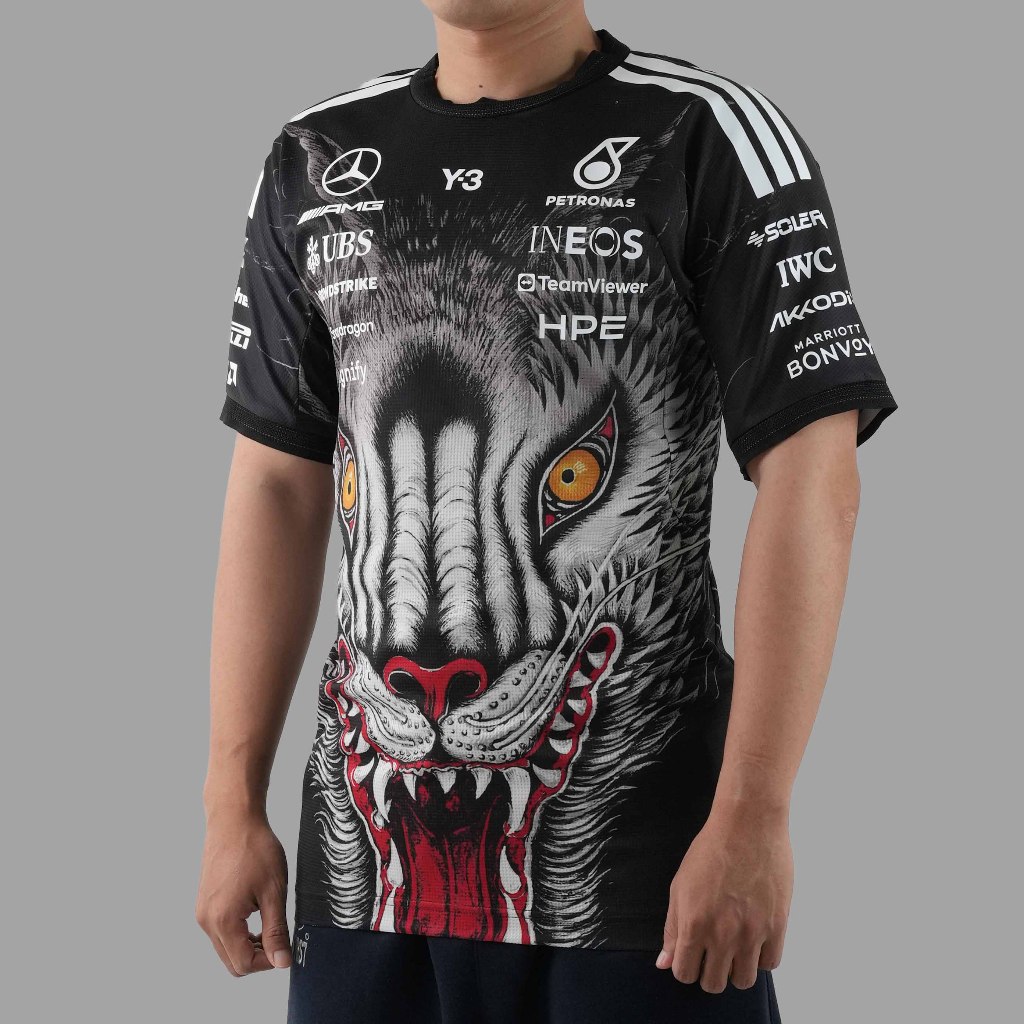 Adidas Y-3 x Mercedes AMG Petronas F1 Driver Short Sleeve Jersey