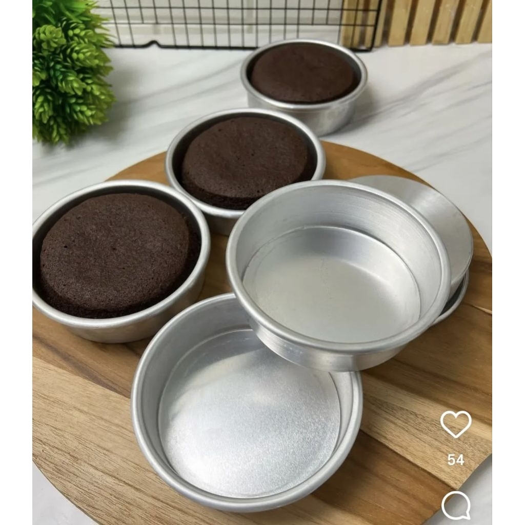 loyang bulat press mini 10cm tinggi 5 dan 4cm