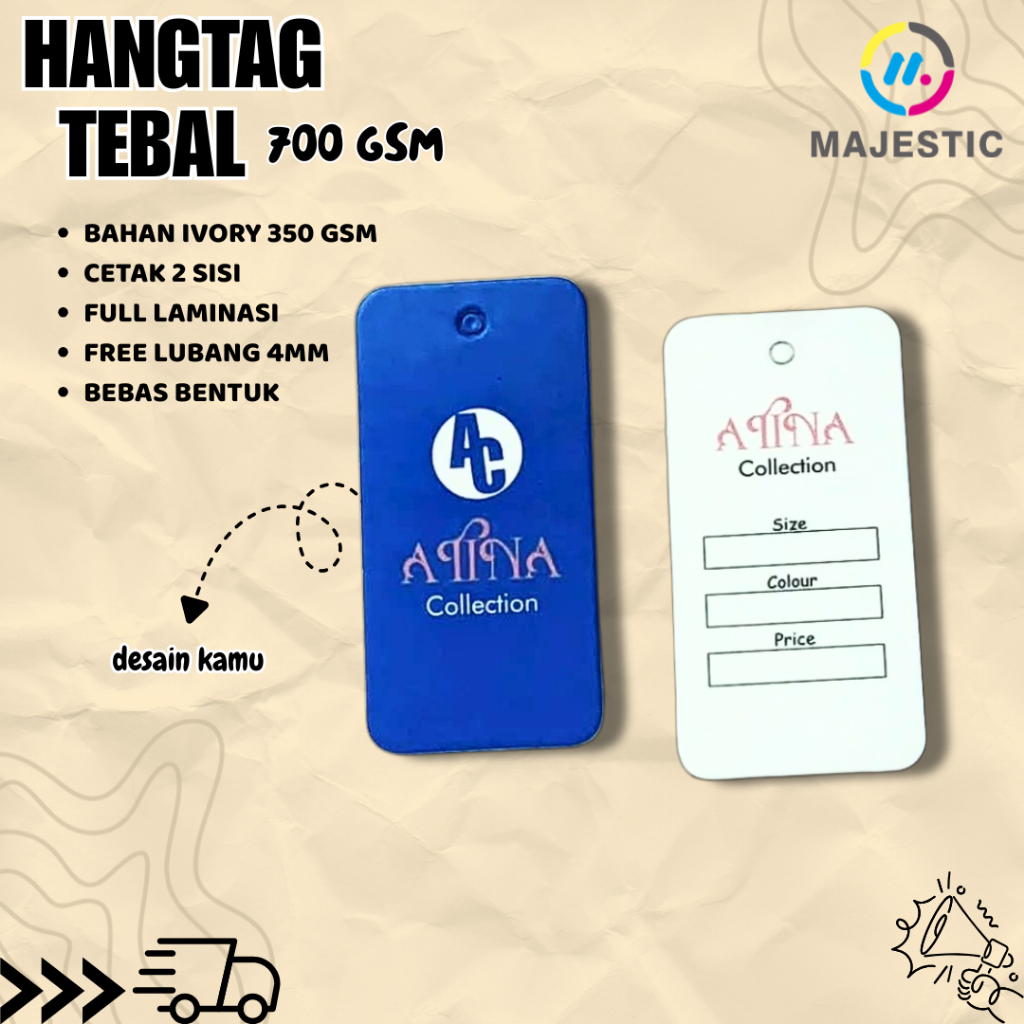 hang tag tebal/hang tag custom/hang tag tebal 700 gsm