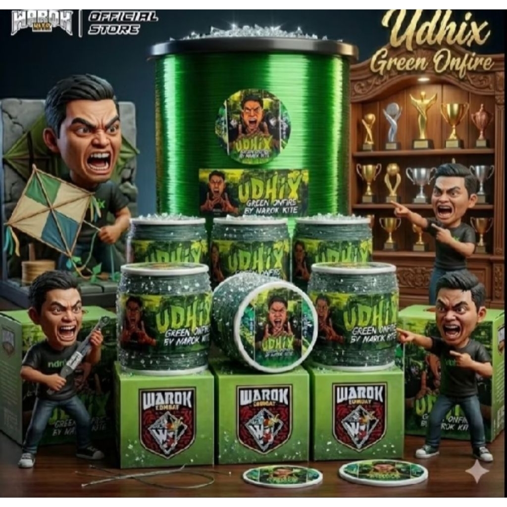 Gelasan Warok Udhix Matot Original 0,23 dengan Bahan Senar Matot dan Tekstur Sasak Padi