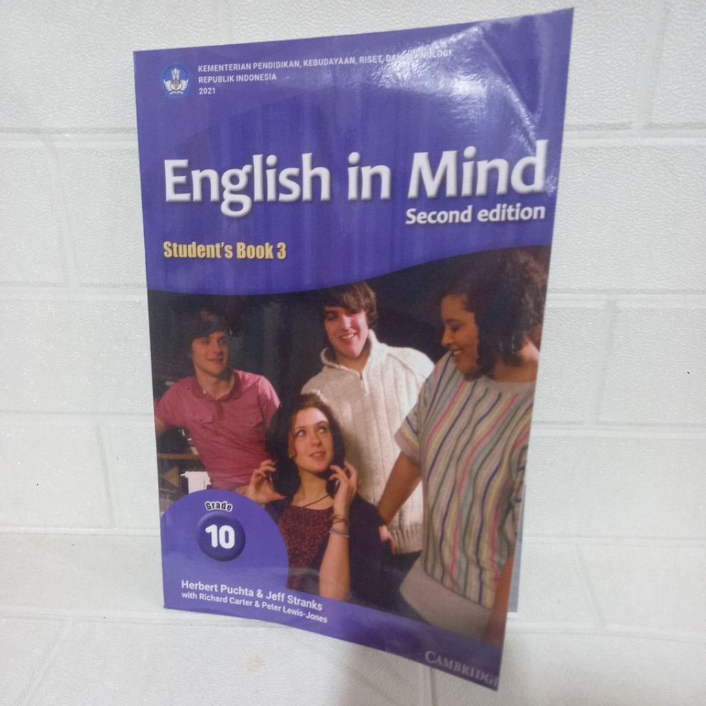buku paket english in mind second editor student's bsok 3 grade 10 full color - buku paket bahasa in