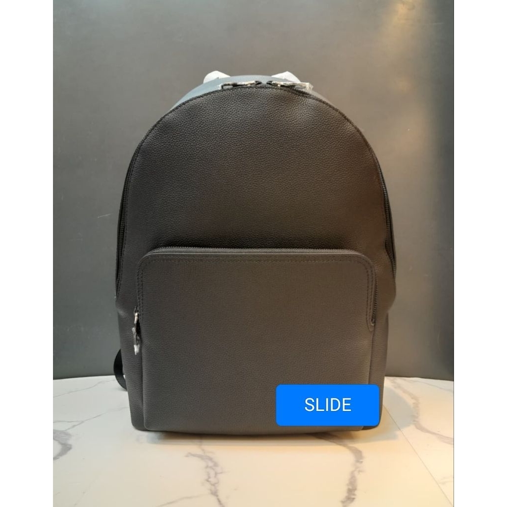 RANSEL BAGPACK BRANDED PRIA L'0513 BLACK LEATHER MIROR VIP