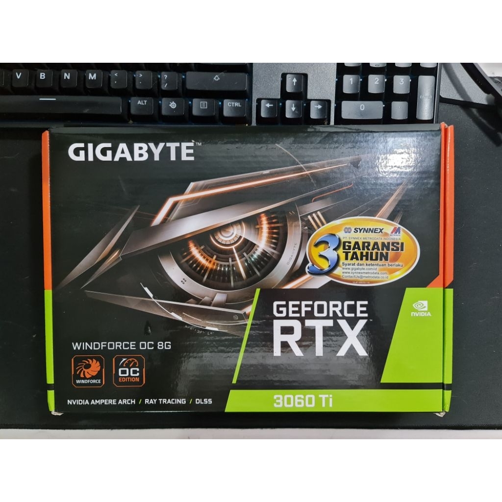 Gigabyte Windforce Nvidia RTX 3060 Ti 8GB Second Mulus