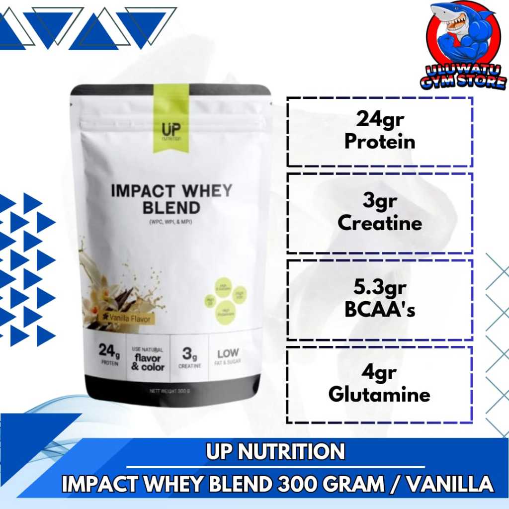UP NUTRITION Impact WHEY BLEND 300gr Whey Protein Isolate Concentrate Import