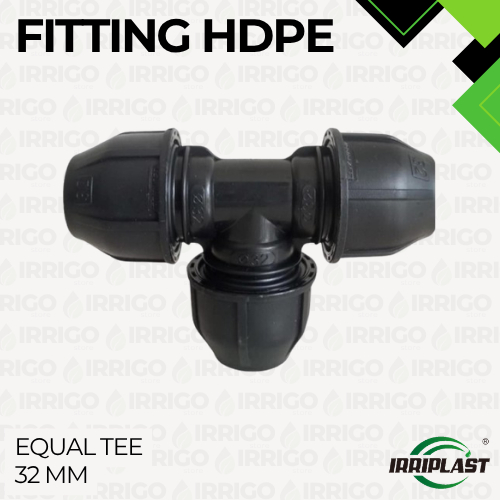 PER PCS - Fitting HDPE Equal Tee 32 MM (1" Inch) HDPE PIPE