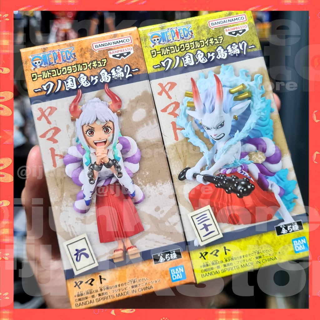 WCF Yamato & Yamato Beast Form Set Original Bandai One Piece Action Figure