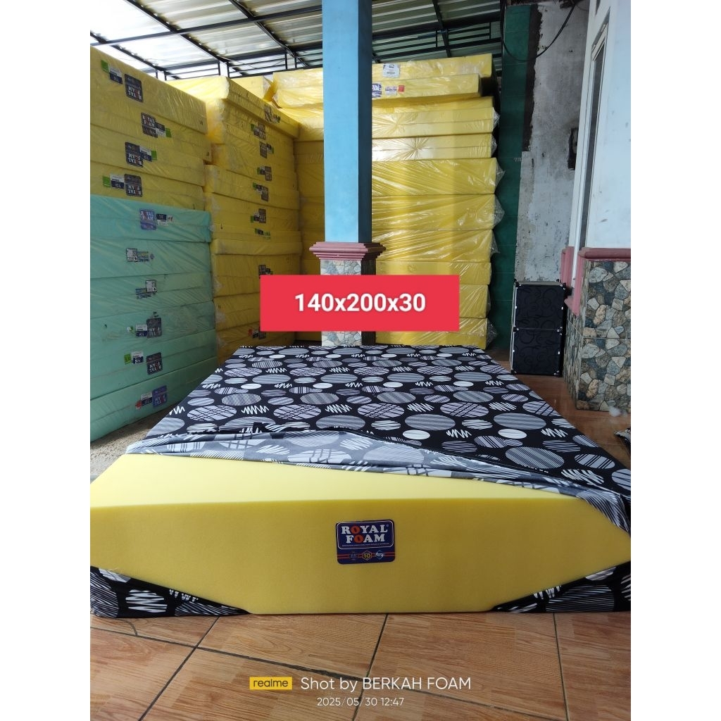 KASUR BUSA ROYAL FOAM UKURAN 200X140X30