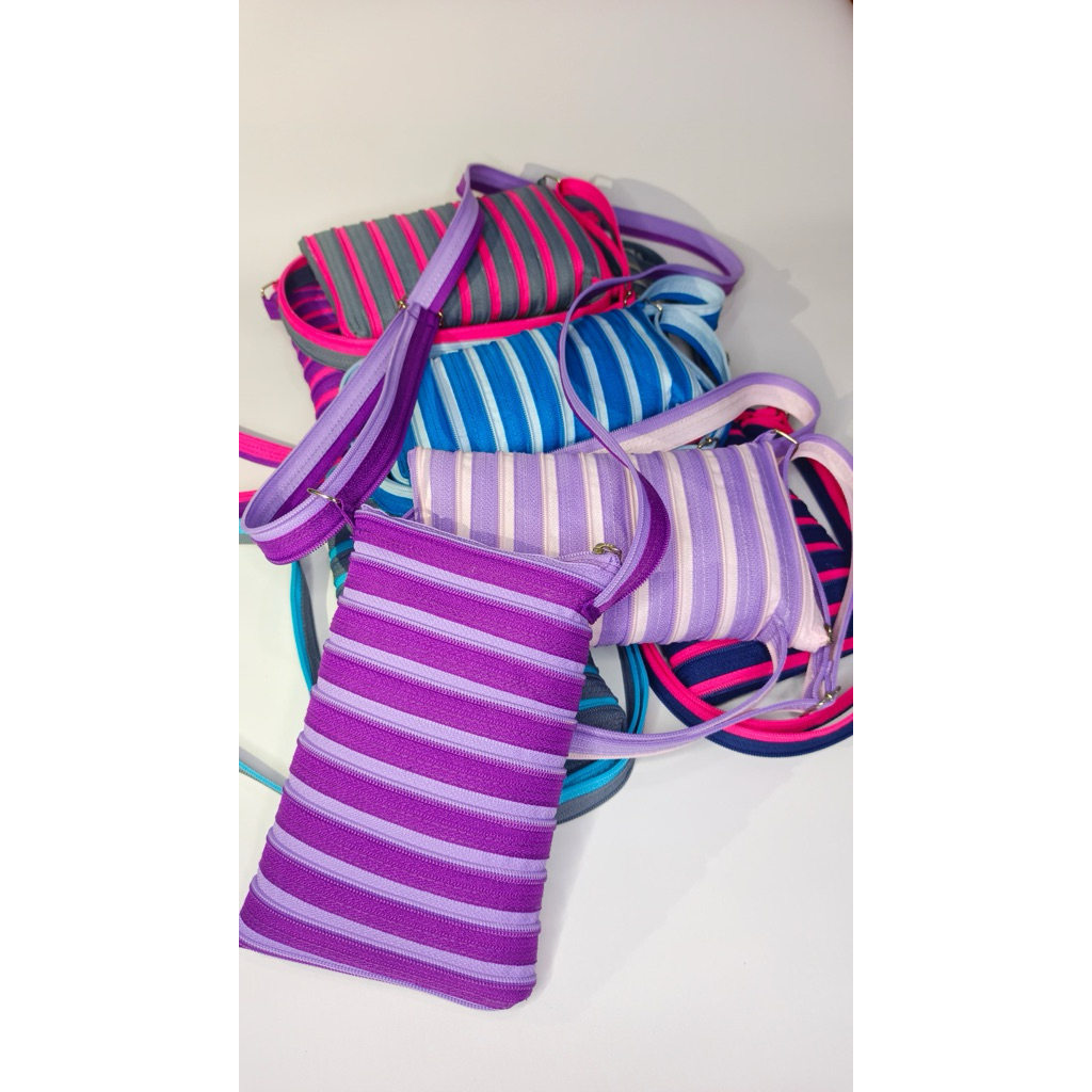 Tas Selempang Resleting / Tas Hp Resleting Wanita