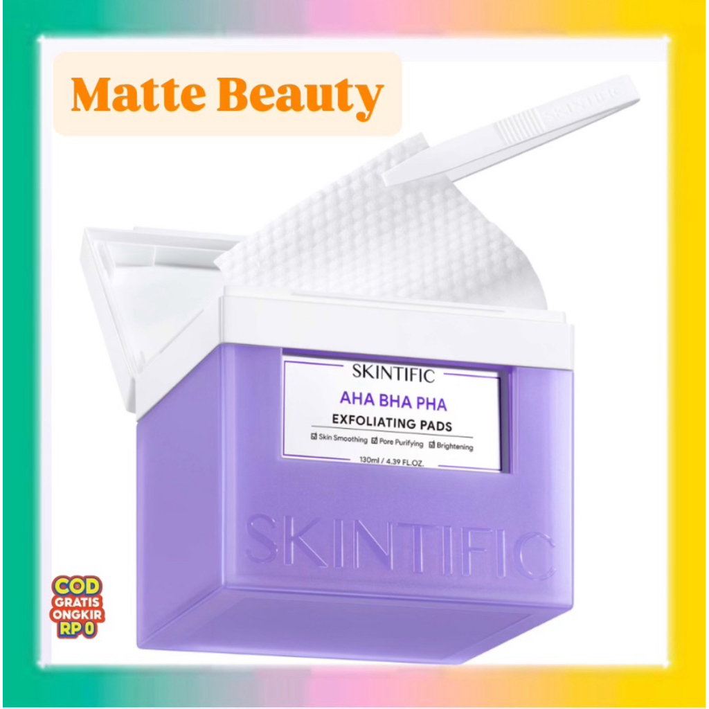 SKINTIFIC AHA BHA PHA EXFOLIATING PADS
