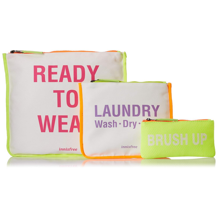 Innisfree Neon Travel Pouch Set Brand New