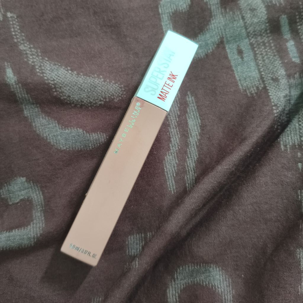 preloved Maybelline super stay matte ink poet