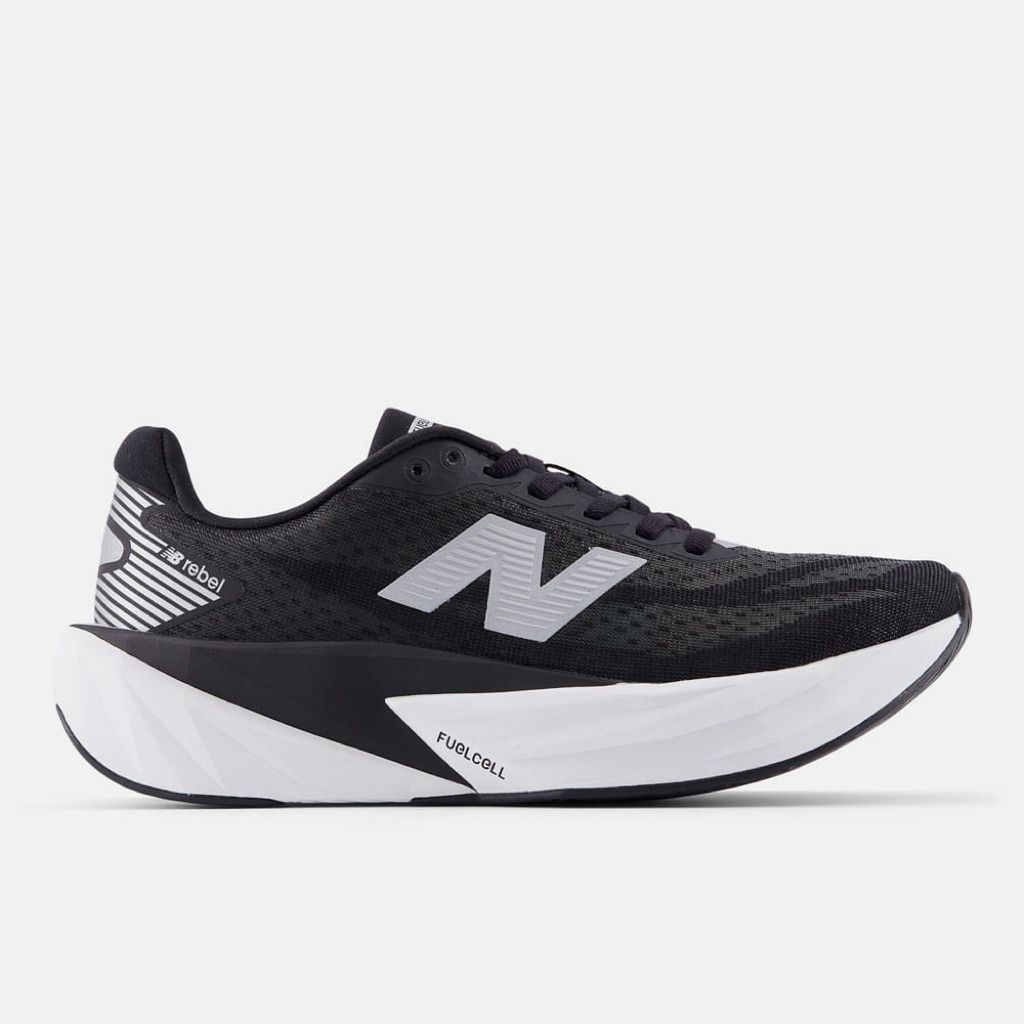 Sepatu Running New Balance Rebell V5 Black/White