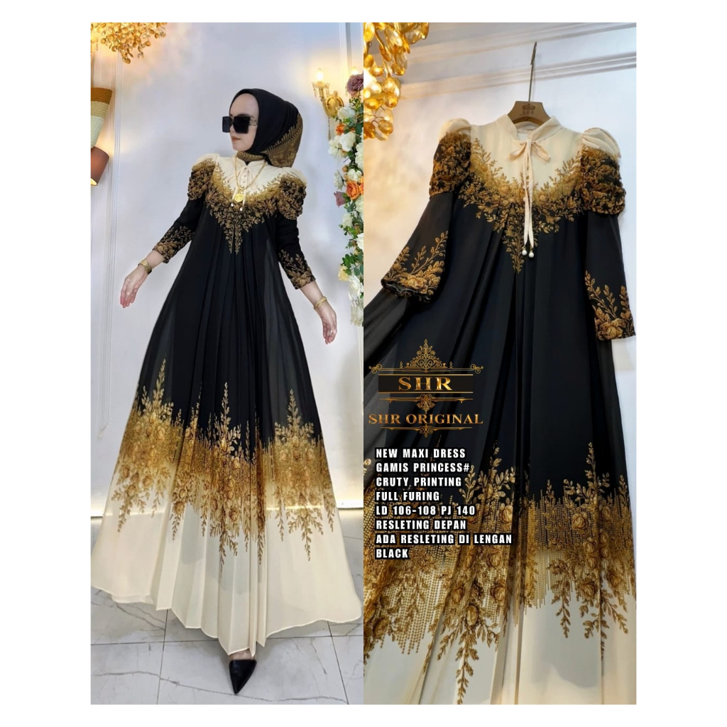 SHR Original New Maxi Dress Gamis Princess