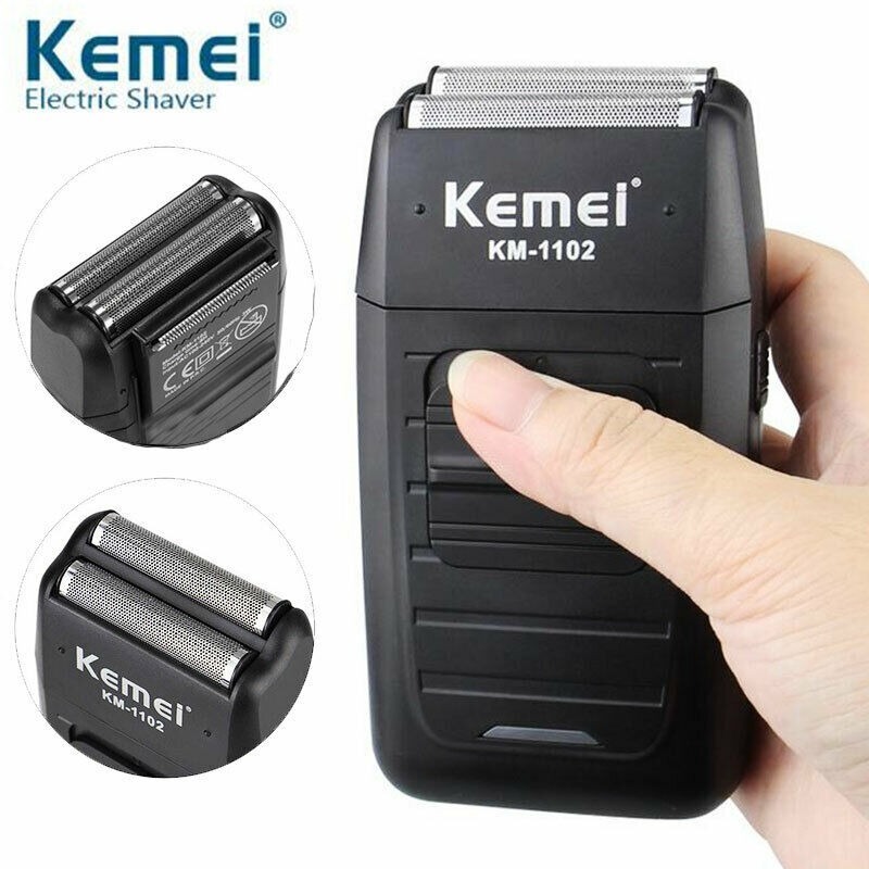 Alat Cukur Kumis & Jenggot Shaver Kemei Alat Cukur Kumis dan Jenggot KM-1102 Rechargeable