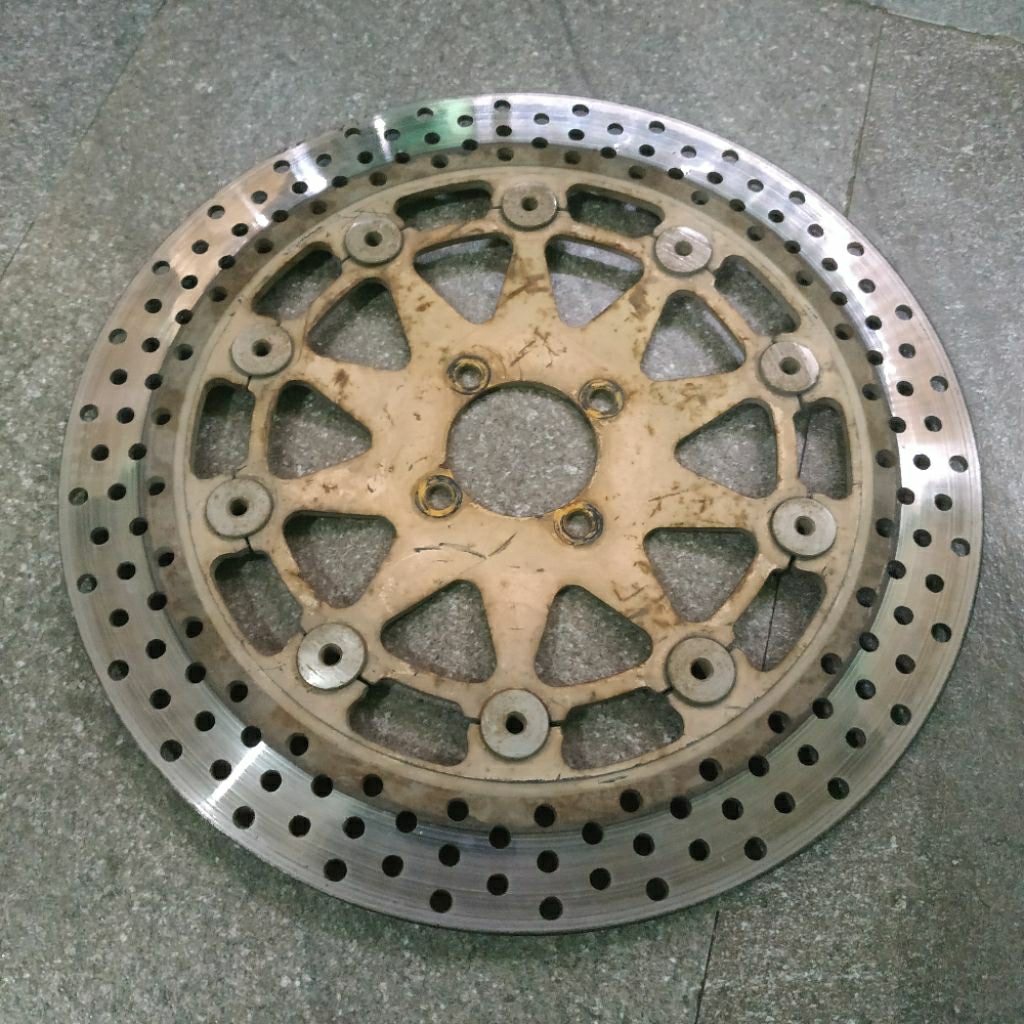 Piringan disk Disc Depan Floating 300MM 30cm Suzuki Kawasaki Semi cekung Disk only Tag Psm racing on