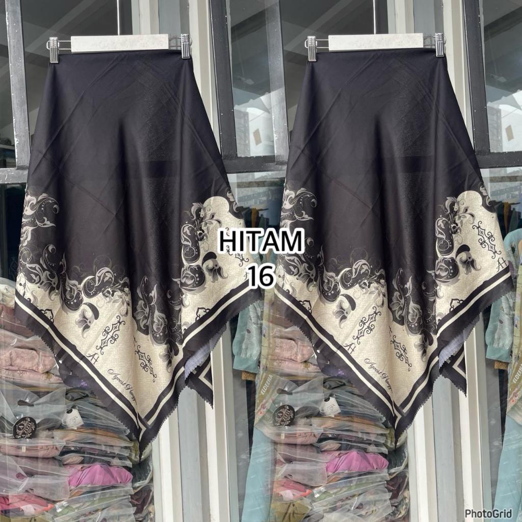 [COD] SCARF AGOEST HANGGONO DAN OMEIRO PRINTING | Puspita Hijab Syari | SEGI EMPAT VOAL PRINTING