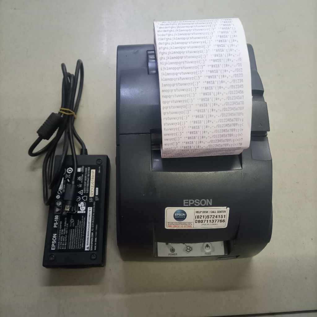 Printer Epson Tm U220 Printer barcode resi nota