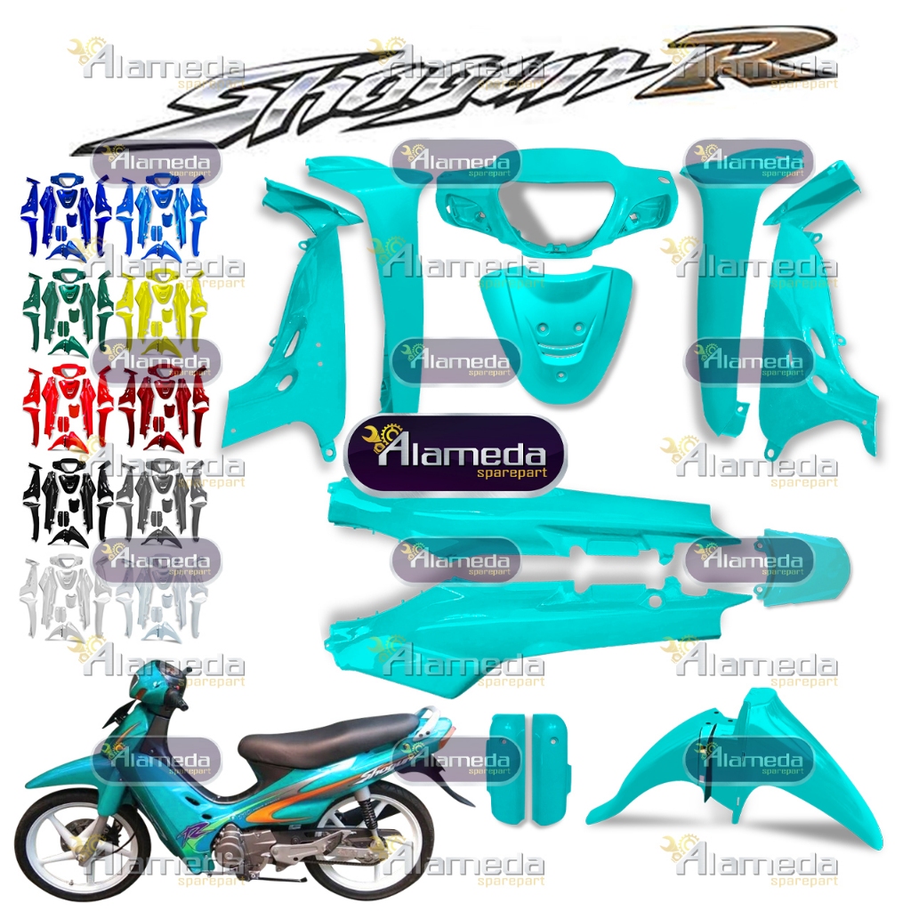 Fullset Bodi Halus Shogun New 110 Body Set Suzuki Shogun 110 Kwalitas Terbaik