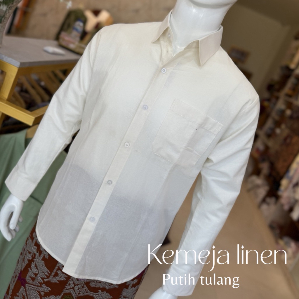 Baju Semi Safari Pria /Kemeja safari /sarari adat bali
