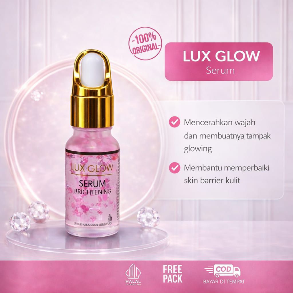 Serum LUX GLOW WHITENING||Serum Anti aging||Serum pencerah||serum collagen||Serum flek