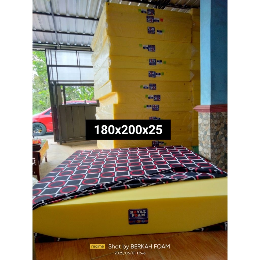 KASUR BUSA ROYAL FOAM UKURAN 200X180X25