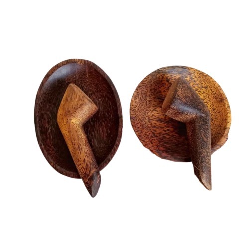 COBEK KAYU AREN / Ulekan cabe / COBEK AREN / cobek satu set dengan ulekan