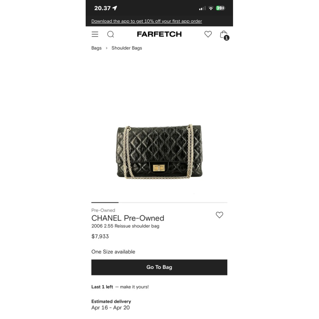 tas vintage chanel