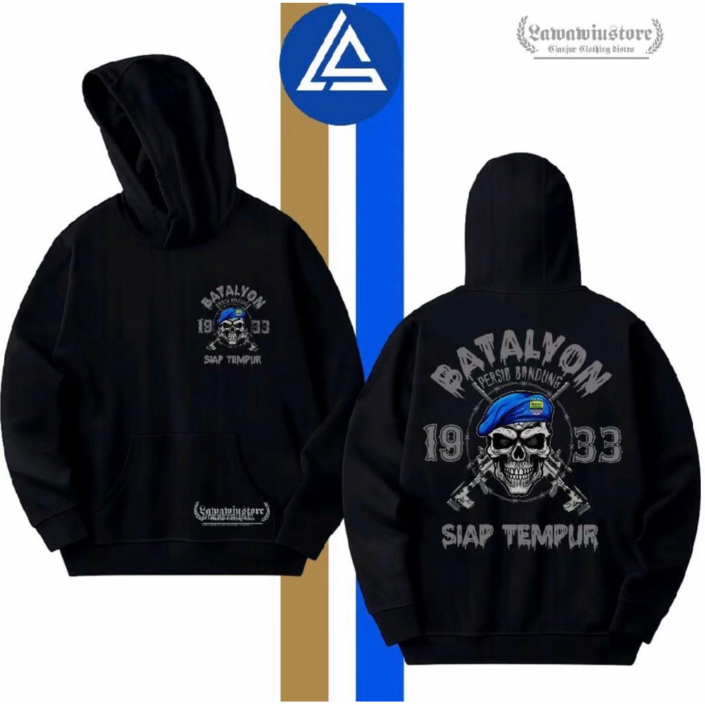HOODIE SWEATER SUPORYER PERSIB BATALION PERSIB BANDUNG