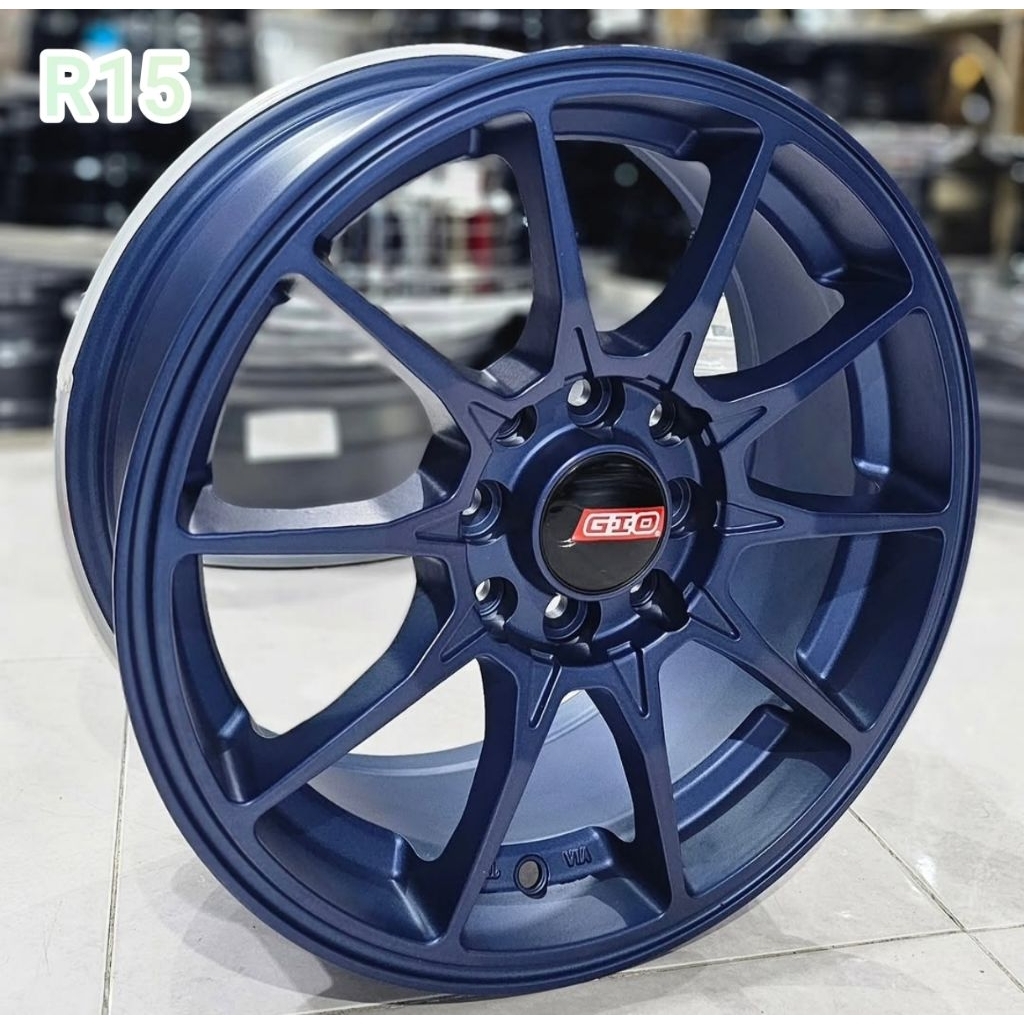 Velg GIO CE28 R15 Dark Blue 4x100 / 114  ( AGYA AYLA CALYA SIGRA JAZZ YARIS BRIO AVANZA XENIA MOBILI