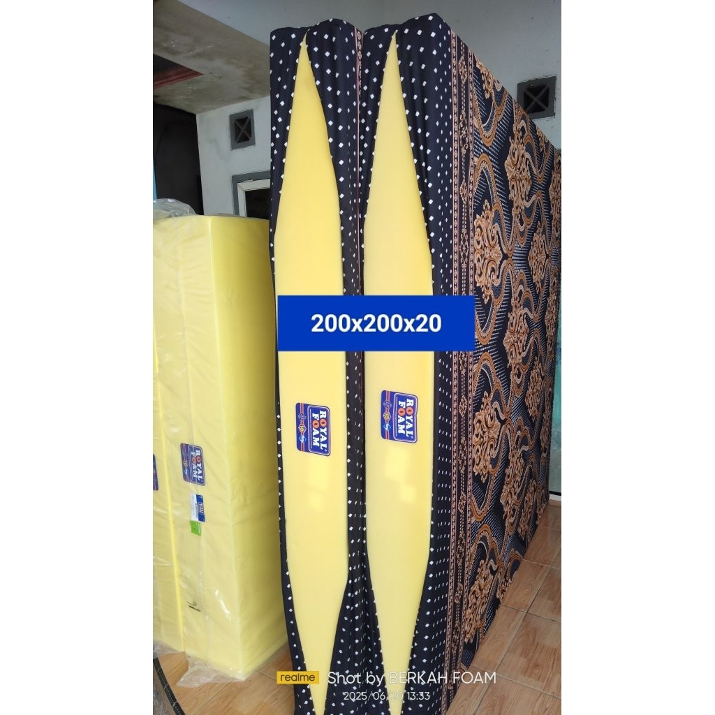 KASUR BUSA ROYAL FOAM UKURAN 200X200X20