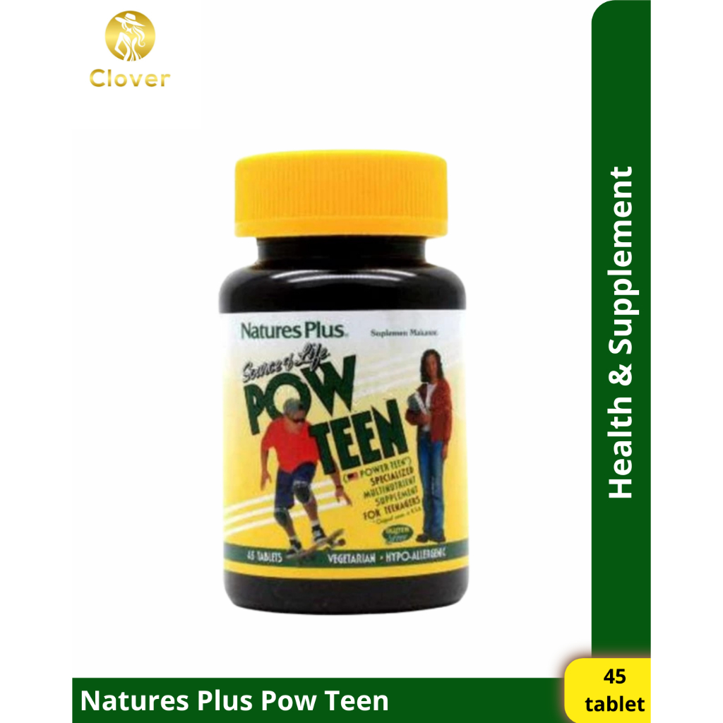 Natures Plus Pow teen 45 tablet multivitamin remaja