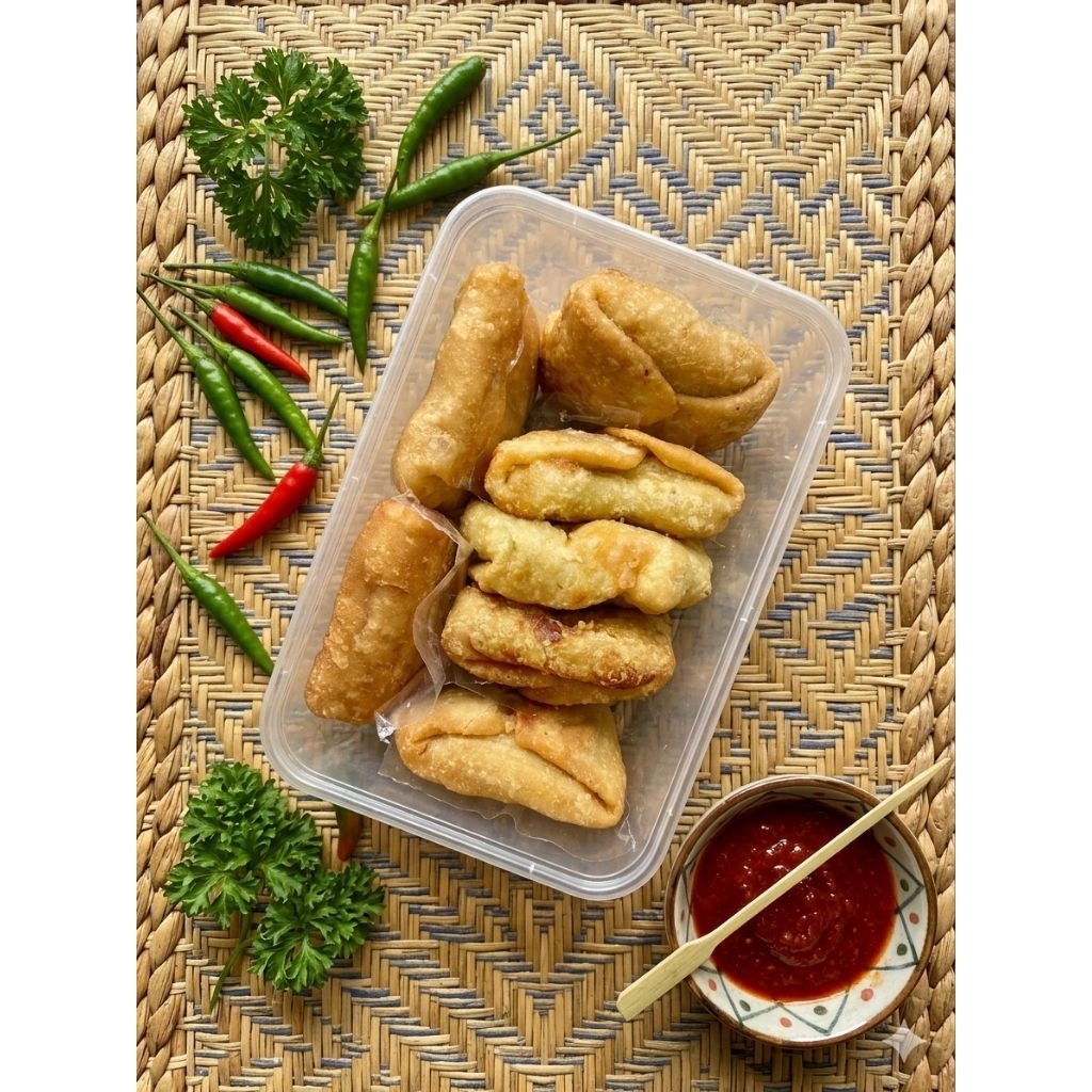 Martabak kentang khas Palembang(Frozen food)