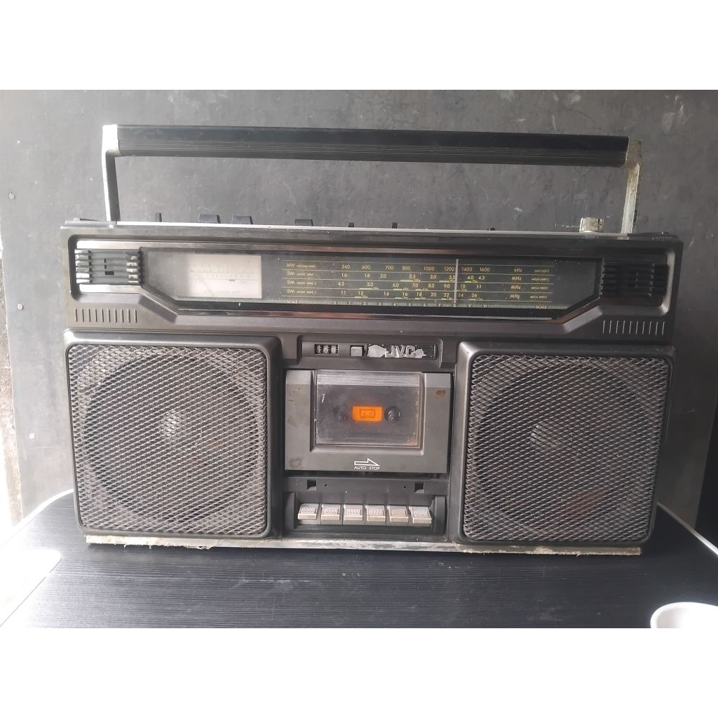 Radio Tape JVC Bombox - Radio tape jadul antik Vintage