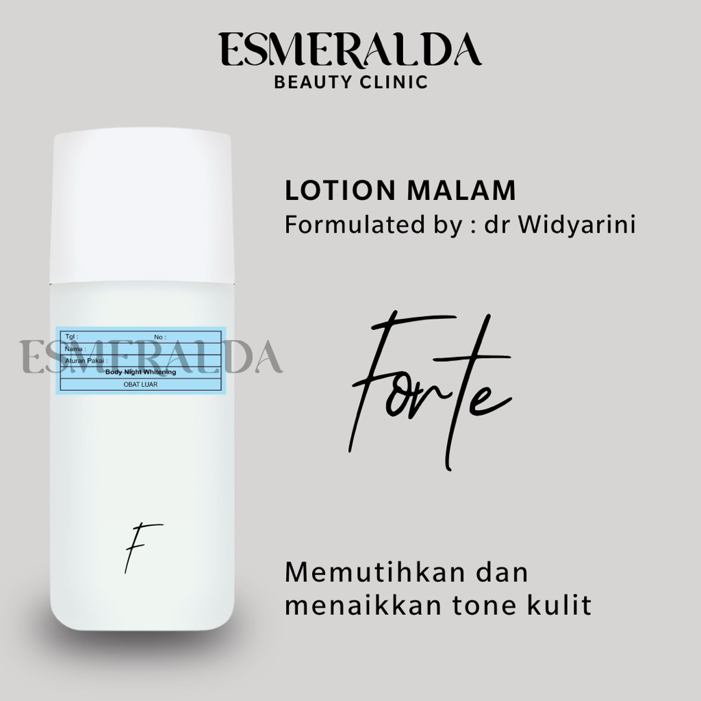 LOTION FORTE DR WIDYARINI - FORTE KLINIK DR WIDYARINI - DR WIDYARINI